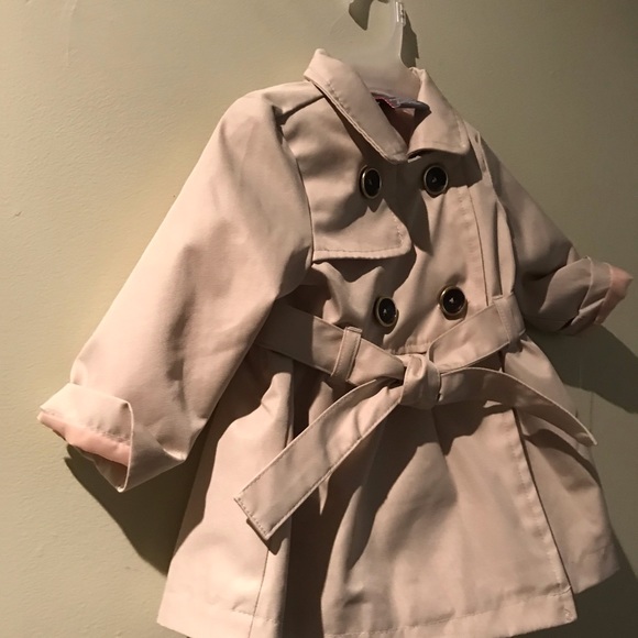 Tahari, 3-6 months, trench coat, beige - Picture 2 of 2